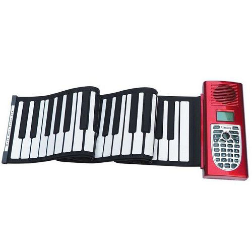 61键模拟硅胶手卷电钢琴