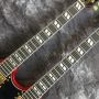Custom 12 Strings + 6 Strings Double Headed Electric Guitar in Red Color SG Guitar Gold Hardware