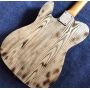 Natural Wood Color Roasted Coke Electric Guitar