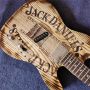 Custom High Quality Natural Wood Color Roasted Coke Electric Guitar