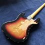 Custom 4 Strings Relic Aged Electric Bass Guitar in Sunburst Color ELM Body Maple Back Side