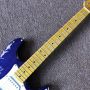 Relic Metal Blue Shining Color Electric Guitar with Maple Fingerboard