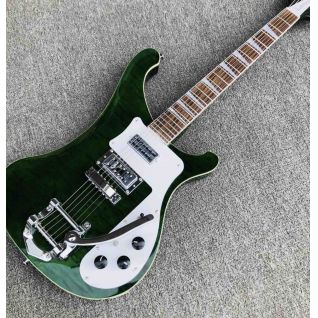 Custom Emerald 6 Strings 4003 Electric Guitar Rosewood Fingerboard in Green Rick Guitar