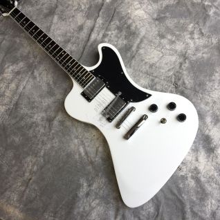 Custom Electric Guitar White Hardware Front Brown Back Red Body All Colors Logo Customized