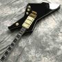 Custom High Gloss Black Destroyer Duplex Tremolo System Electric Guitar