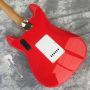 New Electric Guitar, High Quality Red Guitar, White Hardware, Customizable