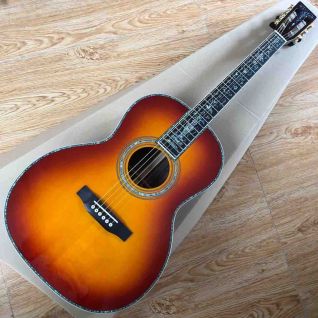 Solid Spruce Top OOO45 Sunburst Acoustic Guitar