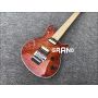 Custom Mahogany Body With Quilted Maple Top Red Paint Floyd Electric Guitar
