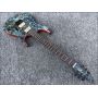 Custom Earts EXPLORER-1 Electric Guitar with African Mahogany Body Black 