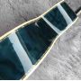 Real Abalone Inlays Ebony Fingerboard Om Style Solid Spruce Burst Maple Acoustic Guitar