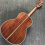 Custom Solid Spruce Top Rosewood Back Side OOO Body Acoustic Electric Guitar with Preamp 301