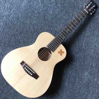 Custom 34 Inch MINI Mahogany Back Side Rosewood Fingerboard Acoustic Guitar