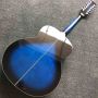 Custom Rosewood Fingerboard SJ200 Acoustic Guitar in Blue