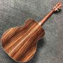 Custom Solid Spruce Top Rosewood Back Side Ebony Fingerboard Real Abalone Binding OM Body 42s Acoustic Guitar