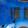 High Quality Blue Water Wave Electric Guitar