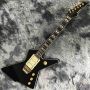 Custom High Gloss Black Iban Style Destroyer Duplex Flord Rose Tremolo System Electric Guitar