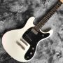Custom Guitar The Ventures White Color Mosrite Logo Reversed Body 6 Strings Electric Guitar