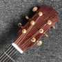 Solid Spruce Top Real Abalone Inlays Rosewood Back Side Ebony Fingerboard 916s Acoustic Electric Guitar