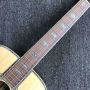 Custom Grand Solid Spruce Top 12 Strings Rosewood Back Side 45 D Style Body Acoustic Electric Guitar