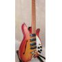 Custom F Hole Ricken 325 Electric Guitar in Cherry Red Body Kinds Color 