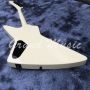 Custom 6 Strings in White Grand Irregular Electric Guitar Accept Guitar Bass Any Shape CUSTOMIZED