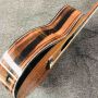 Custom Full Solid KOA Wood Abalone Binding Ebony Fingerboard 40 Inch Cocobolo Back and Sides Acoustic Guitar