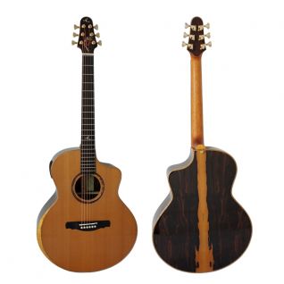 Custom Yulong Guo A-ECHOES All Solid Double Spruce Cedar Top Acoustic Guitar