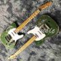 IN STOCK Custom TPP Francis Rossi Status Quo Grand Tribute Relic Electric Guitar in Green