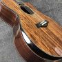 Custom 40 Inch All Solid KOA Wood Solid Rosewood Back Side Real Abalone Acoustic Guitar with BB Band Pickup
