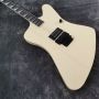 Custom Grand Electric Guitar in Cream Color with One Pickup Ebony Fingerboard