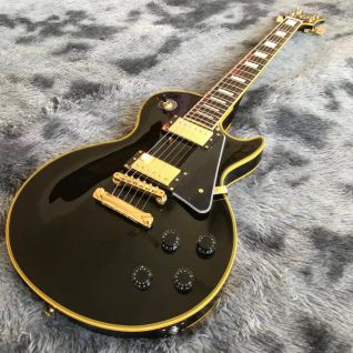 Custom LP Electric Guitar in Black