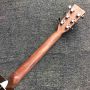 Custom All Solid Wood Fishbone Binding Double EQ Preamp Acoustic Guitar