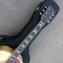 Custom 43 Inch Jumbo AAAAA ALL SOLID WOOD J200 Acoustic Guitar