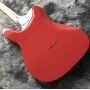 Custom Character Pattern Design Water Transfer Printing Electric Guitar in Red 