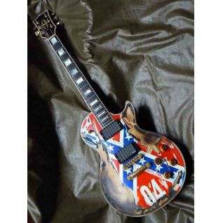 Custom Grand Electric Guitar One Piece Body Aged Relic Guitar