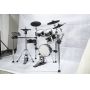 Custom Grand Electric Drum Set Compact 8 Piece Electronic Drum Kit Dual-Zone Mesh Head Snare and Cymbal Pad with Choke 467 Sounds Non-Contact Triggering