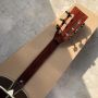 Custom 000 Series 39 Inch Acoustic Guitar Ebony Fingerboard Real Abalone Shell Inlay