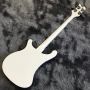 Custom 4 Strings Rick Slivery Hardware 4003 Electric Bass Guitar in White
