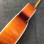 Custom J200S 43 Inch Jumbo Acoustic Guitar Flamed Maple Back Side in Sunburst Color