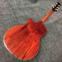 Custom Aaaa All Solid Koa Wood Top Cocobolo Back Side Acoustic Guitar with Armrest
