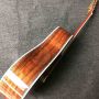 Custom Grand Left handed D Body 45KAA Solid KOA Wood Top with Abalone Inlay 12 Strings Acoustic Guitar