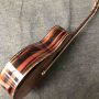 Custom 6 Strings Koa Wood Top Sandalwood Back Side Acoustic Guitar with Armrest Life Tree Inlay 
