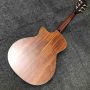 Custom 41 Inch Matte Solid KOA Top Acoustic Guitar with Abalone Ebony Fingerboard ArmRest KOA Wood Guitar