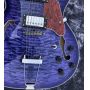 Custom Water Ripple Jazz Electric Guitar in Blue Color