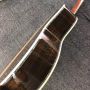 Custom 36 Inch OM Body Ebony fingerboard Abalone Binding Solid Cocobolo Back Side AAAAA SOLID Wood Acoustic Guitar