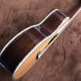 Custom Solid Cedar Top Real Abalone Classic Headstock Acoustic Guitar 00042C Model Shape