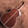 Custom Solid Cedar Top Real Abalone Classic Headstock Acoustic Guitar 00042C Model Shape