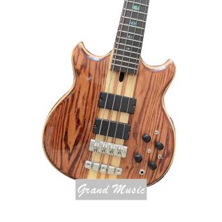 Custom Maple Veneer Neck Through Body Alemb Type 4 Strings Electric Bass Guitar Accept 5, 6 Strings Bass