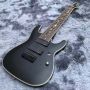 Custom Grand 9 Strings DP Damien Plati Electric Guitar in Black Satin Color with Rectangle Hardcase