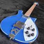 Custom Rick 325 Backer 34 Inches Electric Guitar with Blue Color